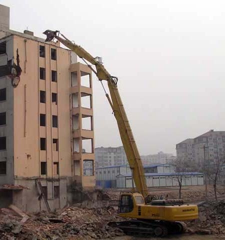 挖掘機(jī)拆樓臂，挖掘機(jī)拆樓臂廠家，挖掘機(jī)改裝拆樓臂